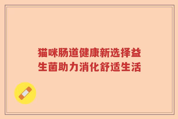猫咪肠道健康新选择益生菌助力消化舒适生活