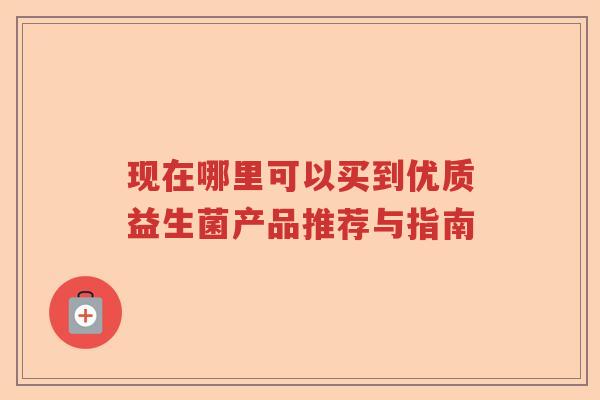 现在哪里可以买到优质益生菌产品推荐与指南