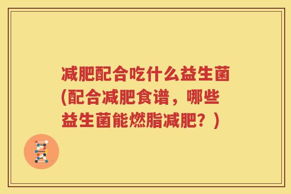 减肥配合吃什么益生菌(配合减肥食谱，哪些益生菌能燃脂减肥？)