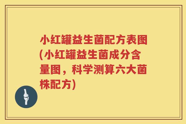 小红罐益生菌配方表图(小红罐益生菌成分含量图，科学测算六大菌株配方)