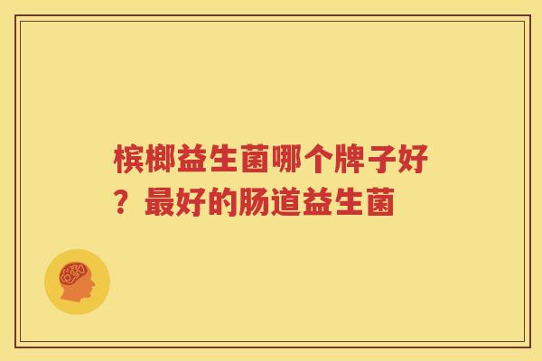 槟榔益生菌哪个牌子好？最好的肠道益生菌