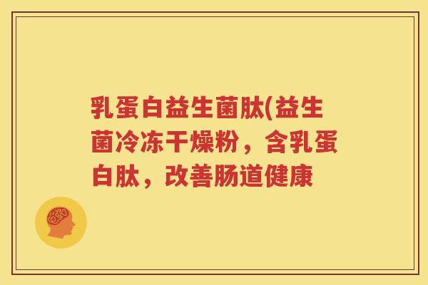 乳蛋白益生菌肽(益生菌冷冻干燥粉，含乳蛋白肽，改善肠道健康