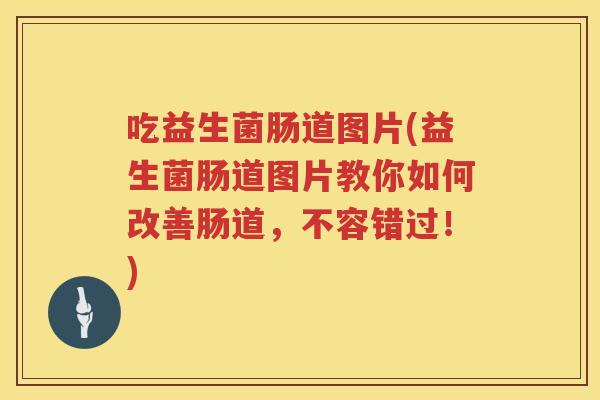 吃益生菌肠道图片(益生菌肠道图片教你如何改善肠道，不容错过！)