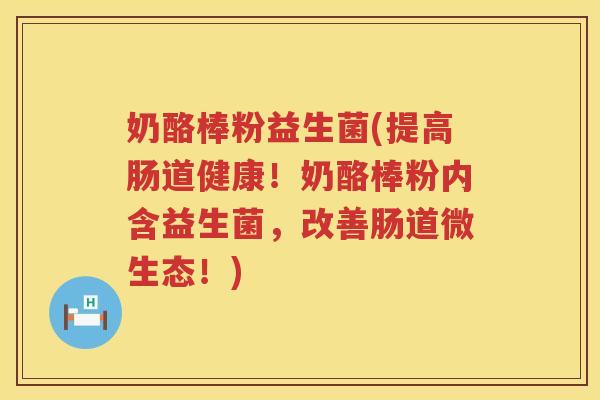 奶酪棒粉益生菌(提高肠道健康！奶酪棒粉内含益生菌，改善肠道微生态！)